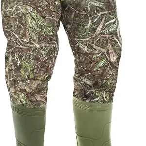 Foxelli Hip Waders � Waterproof Camo Hip Waders for Men & Women with Boots, Lightweight Wading Hip Boots for Fishing & Hunting