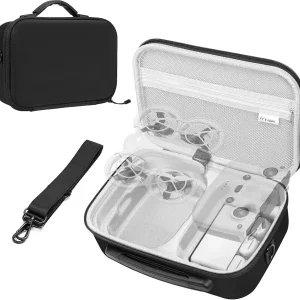 FPVtosky Neo Carrying Case Drone Portable Bag for DJI Neo Fly More Combo Compact Bag with RC-N3 Storage Drone Accessories Black