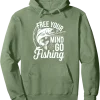 Free Your Mind Go Fishing Pullover Hoodie