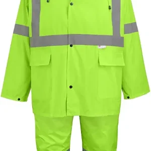 FrogWear GLO-8000 Unisex High-Visibility Rain Suit