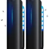 Fruit Fly Traps Indoor for Home: Plug in Mosquito Bug Zapper Gnat Moth Catcher with 9W Night UV Light, 2 Devices 20 Sticky Glue Board Refills for Indoors Flying Insect Trap