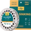 Full Sinking Fly Fishing Line Weight Forward Taper Fly Line for Freshwater WF4 5 6 7 8 9S 90FT IPS3/IPS5