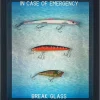 Funny In Case of Emergency Fishing Gifts - Unique fishing Gag Wall Art a Great Fishing Gift. Hilarious fishing Gifts for Men or Women, Ideal for Any fishing lover for Fathers Day