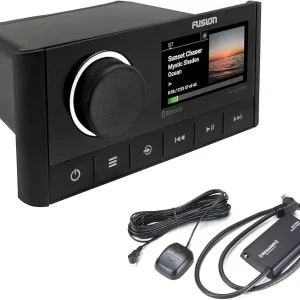 Fusion MS-RA670 Apollo Series Marine Digital Media Receiver with SXV300M1 Satellite Radio Tuner with Marine/RV Antenna