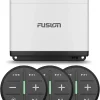 Fusion MS-WB675 Marine Hideaway Stereo with Digital Signal Processing (DSP) with Three ARX70B Wireless Remote, Black