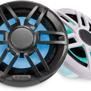 Fusion XS Series Marine Speakers, 6.5" 200-Watt Sports With RGB,Gray, White