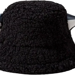 Fuzzy Sherpa Bucket Hats for Women Men Funny Fish Warm Winter Hat Teddy Style Fisherman Cap