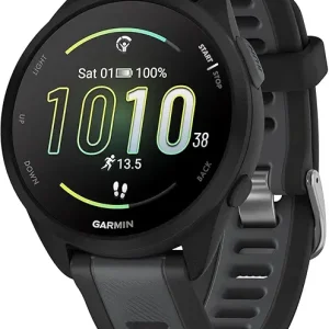 Garmin G010-N2863-20 Forerunner 165, GPS, Black/Slate Grey, WW - Certified Refurbished