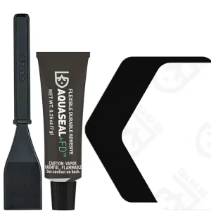 GEAR AID Wader and Boot Repair Kit for Neoprene and Breathable Waders, includes Aquaseal FD Adhesive and Patches