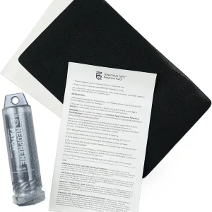 GEAR AID Wetsuit Repair Kit with Neoprene Patch, Fix Seams and Tears , Black , 6� x 10"