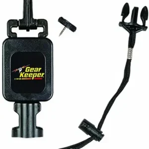 Gear Keeper Wading Staff Tether | Features Combo Mount | Snap/Threaded Stud | with QC-II Lanyard Accessory | Made in USA