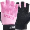 Girls Fingerless Bike Gloves, Sport Gloves for 4-10 Year Girls Monkey Bars Rock Climbing Cycling Biking Fishing