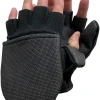 Glacier Glove Unisex Alaska River Flip Mitt | Warm Non-Slip Grip Fishing Fingerless Gloves - Flip Mittens with 2mm Neoprene Palm | for Outdoors, Fly Fishing, Paddling, Hiking