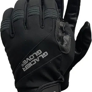 Glacier Glove Unisex Guide Water-Resistant Lightweight Breathable Flexible Adjustable Durable Genuine Leather Palm Hunting Shooting Fishing Safety Glove