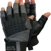 Glacier Glove Unisex Stripping Durable Flexible Quick-Dry Outdoor Fishing Fingerless Gloves w/Extended Velcro Cuff