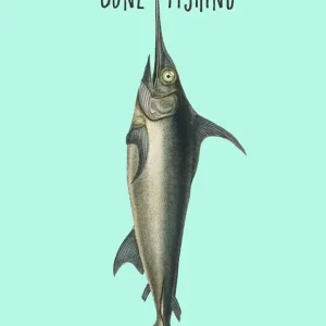 Gone Fishing: Complete Fisherman's Journal / 6x9 Log with 120 Pages / Records Details of the Fishing Trip ( Catch, Date, Schedule, Location, Temperature, Moon, Rods, Bait, etc. )