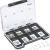 Goture Barb Fishing Hooks with Magnetic Components - High Carbon Steel Fly Tying Fishing Hooks Kit - Nymph/Dry Fly Hooks