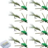 Goture Fly Fishing Flies, Damselflies Dragonflies Dry Wet Flies Streamers Nymphs for Fly Fishing,Trout Flies Fly Lures,Fly Fishing Assortment Kit for Bass Trout Steelhead Salmon,Fishing Gifts for Men