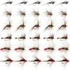 Goture Fly Fishing Flies Kit,25pcs/30pcs/100pcs Fly Fishing Lures,Dry Flies Wet Flies Streamers Nymphs Flies, Fly Fishing Assortment Kit for Bass Trout Salmon Fishing