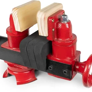 Guitar Repair Vise with Neck Protectors 3-Pack � 360� Rotating Swivel Jaws � Fast-Crank Handwheel � Urethane-Protected Hardwood Jaws � Professional Luthier Vise for Guitar Repair and Building