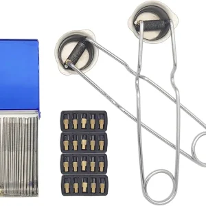GUTIMORE Single Spark Lighter Torch Flint Striker 2PC, with Master Tip Cleaner & 20 Extra Flint Replacements, for Welding, brazing and Soldering