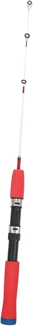Happyyami Fishing Rod Short Only Compact Ice Fishing Stick for Outdoor Activities 60cm Wear-Resistant Coating