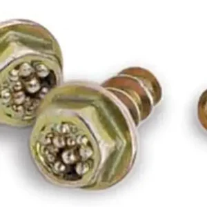 Hardbite Wading Boot Studs, Hex Head Sharp Point Screws - 20-Pack