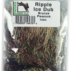 Hareline Ripple Ice Dub (Bronze Peacock)