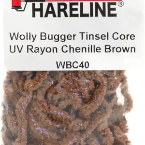 Hareline Wooly Bugger Tinsel Core UV Rayon Chenille