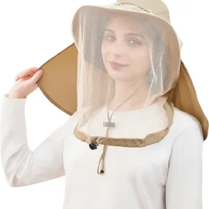 Head Net Hat, Sun Hat Safari Hat