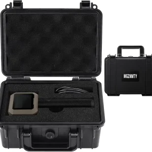 Heavy Duty Case Compatible with Garmin Xero C1 Pro Chronograph for Rifle Shooting, Waterproof Hard Shell with Custom Foam (Black)