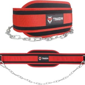 Heavy Duty Dip Belt With Chain - Weighted Pull Up Belt for Workout