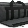 Hikary 43CM/17Inch Fishing Rod Bag Fishing Rod Case,Fishing Rod Reel Bag Organizer Fishing Travel Bag Portable Folding Fishing Pole Tackle Case Storage Bag (gray)