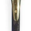 Hiking Staff - Original Bubba Stik "Classic" Style Walking Stick with Brass Hame Handle. Made in Texas by Real Texans. (Ebony, 52" Tall)