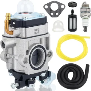 HIPA 300486 43cc Carburetor for Earthquake Auger MC43 E43 E43CE MC43CE MC43E MD43 Tiller Cultivator WE43 WE43E Powermate Edger PEA438 PCV43 Southland SCV43 SEA43 SEA438 Eskimo Mako M43 51.7cc Engine