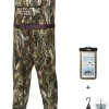 HISEA Neoprene Chest Waders for Men with 200G Boots Duck Hunting Waders with Boot Hanger