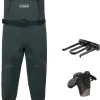 HISEA Neoprene Fishing Chest Waders for Men with Boots Cleated Bootfoot Waterproof Mens Womens Wader Fishing & Hunting Wader