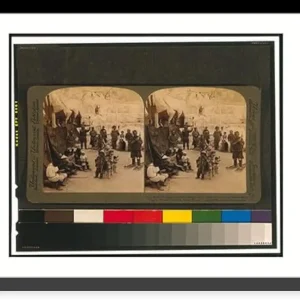 Historic Framed Print, An Arctic Village - Eskimos among their topeks (tents) and snow-igloo (right), World's Fair, St. Louis, U.S.A. - 2, 17-7/8" x 21-7/8"