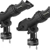 HITORHIKE Fishing Rod Holder Universal Fit Kit Allows for 360-degree Adjustment Kayak Fishing Boat Powerlock Rod Holder