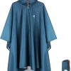 Hooded Rain Poncho for Adults Waterproof Lightweight Rain Coat for Men Women Reusable Rain Jacket for Emergency Outdoor