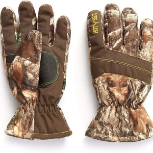 HOT SHOT Youth Boy�s Camo Defender Glove, Camouflage Insulated Waterproof Kids' Hunting Gloves for Hunting, Hiking, Camping