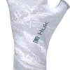 HUK mens Pursuit Sun Glove, Quick-drying Fingerless Fishing Gloves