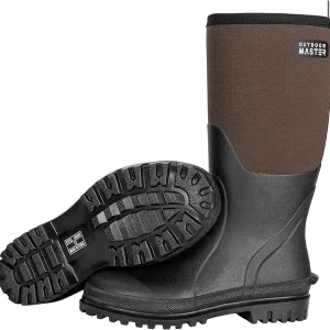 Hunting Boots for Men, Waterproof Rubber Neoprene Boots, Anti-slipped Insulated Outdoor Boots