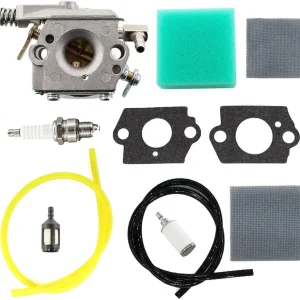 HURI Carburetor for Tecumseh 640347 640347A TMO49XA TC200 TC300 Strike Master Jiffy Ice Auger Power Drill 50667 2-Cycle Engine