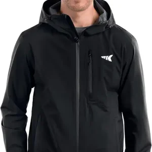 HydroArmor Lightweight Rain Jacket, 2.5-Layer Waterproof Fishing Hiking Rain Suit for Men, Packable Rain Gear