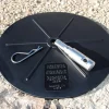 Ice Auger Drill Adapter - Stainless Steel - with Safety Disk