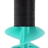 Ice Drill Auger Ice Auger Bit 8" Metal 20'' Length Ice Fishing Accessories Ice Fishing Drill for Rivers Fishing Winter Sports, Blue
