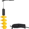 Ice Drill Rate 8 Inch Diameter 28 Inch Length Ice Nylon Drilling with Extension Rod Fishing
