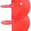 Ice Fishing Auger, 6 Inch Diameter Nylon Ice Auger Bit, 28 Inch Length Cordless Ice Augers with Locator Cutter and Wrench for Ice Fishing