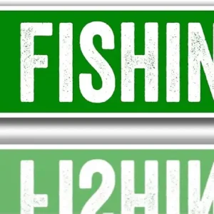 Ice Fishing Blvd Metal Tin Sign Road Garage Living Room Bathroom Garden Signs Home Art Wall Decoration Poster Plaque Gift 16 X 4 Inch